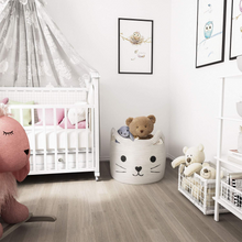 Load image into Gallery viewer, Large Storage Basket, Beige with Black